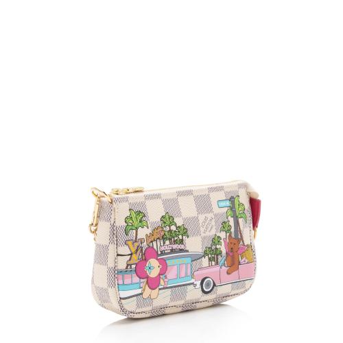 Louis Vuitton Limited Edition Damier Azur Animation Hollywood Mini Pochette  Accessoires, Louis Vuitton Handbags
