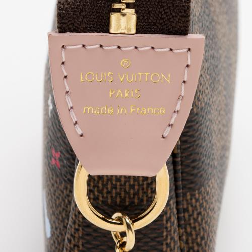 Louis Vuitton Limited Edition Damier Ebene Big Wheel Mini Pochette Accessoires