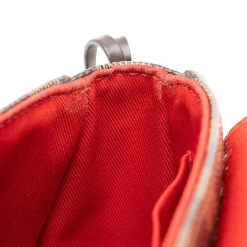 Louis Vuitton Limited Edition Damier Ebene Patches Croisette Shoulder Bag