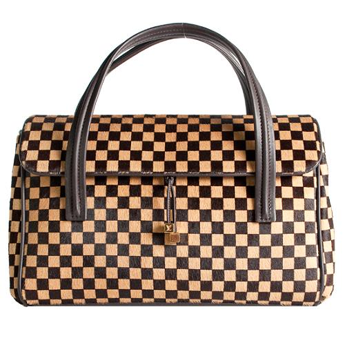 Louis Vuitton Limited Edition Damier Sauvage Lionne Satchel Handbag