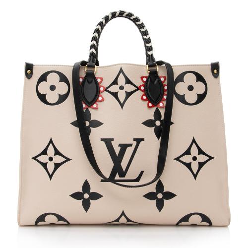 Louis Vuitton OnTheGo Tote Limited Edition Crafty Monogram Giant GM