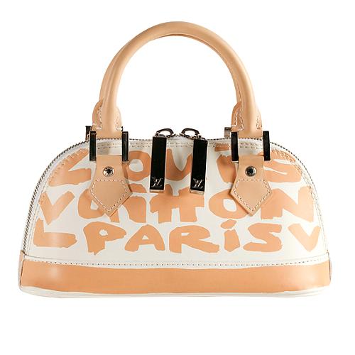Louis Vuitton Limited Edition Graffiti Alma Horizontal PM Satchel Handbag