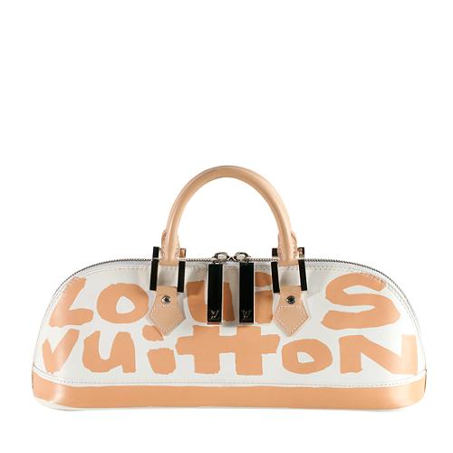 Louis Vuitton Limited Edition Graffiti Alma Horizontal Satchel Handbag 