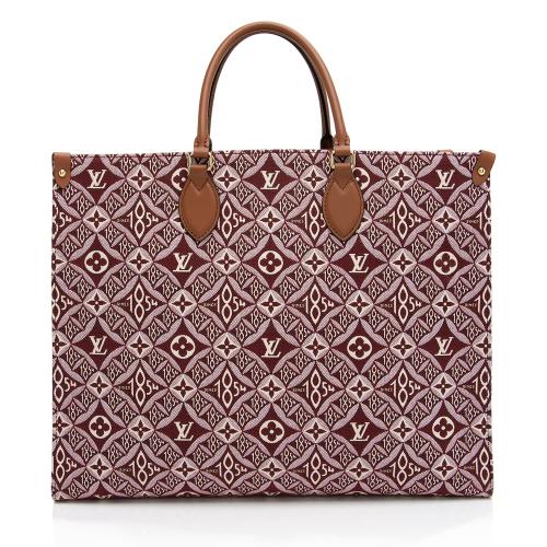 Louis Vuitton Limited Edition Jacquard Since 1854 Onthego GM Tote