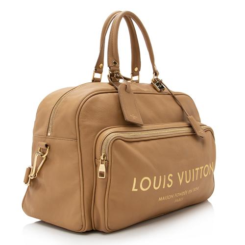 Louis Vuitton Limited Edition Leather Flight Paname Jetlag Weekender