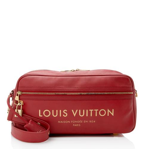 Louis Vuitton Limited Edition Leather Flight Paname Overseas E/W Shoulder Bag