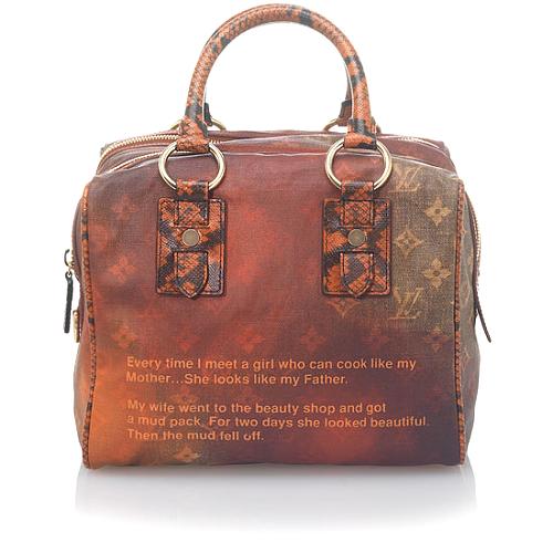 Louis Vuitton Limited Edition Mancrazy Monogram Jokes Handbag