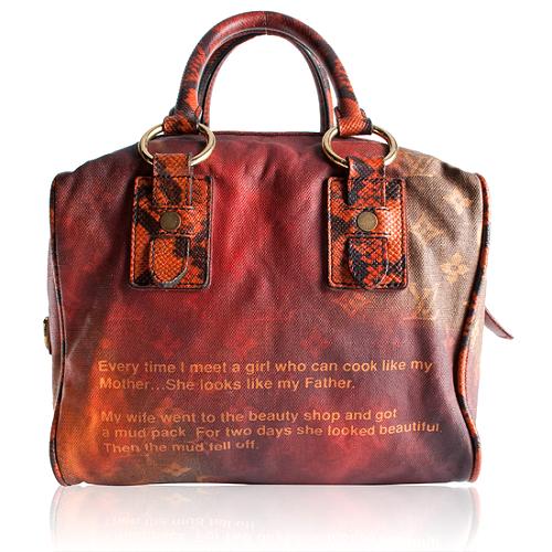 Louis Vuitton Limited Edition Mancrazy Monogram Jokes Handbag