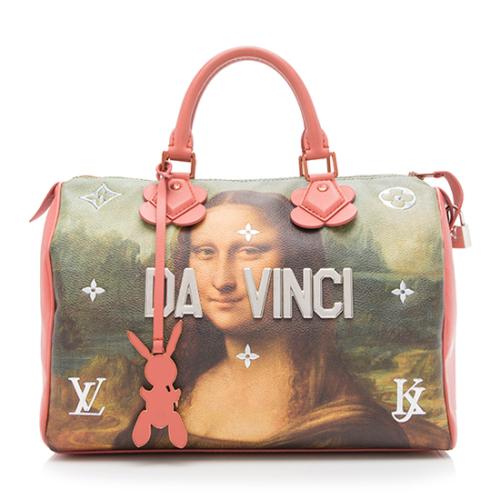 Louis Vuitton Limited Edition Masters Da Vinci Speedy 30 Satchel
