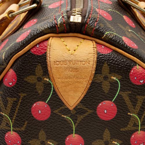 Louis Vuitton Red Monogram Canvas and Leather Limited Edition