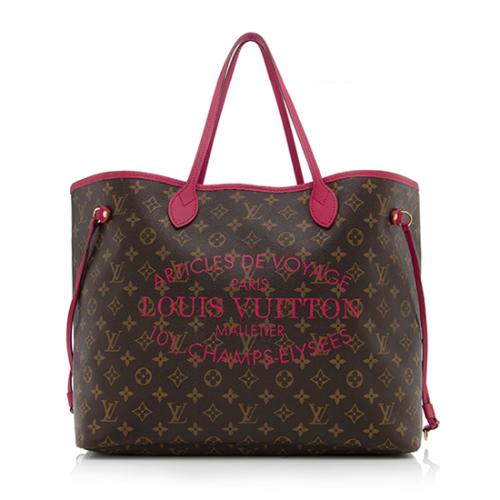 Louis Vuitton Limited Edition Monogram Canvas Ikat Neverfull GM Tote