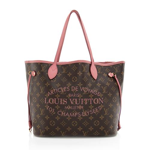 Louis Vuitton Limited Edition Monogram Canvas Ikat Neverfull MM Tote