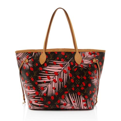 Louis Vuitton Limited Edition Monogram Canvas Jungle Dots Neverfull MM Tote