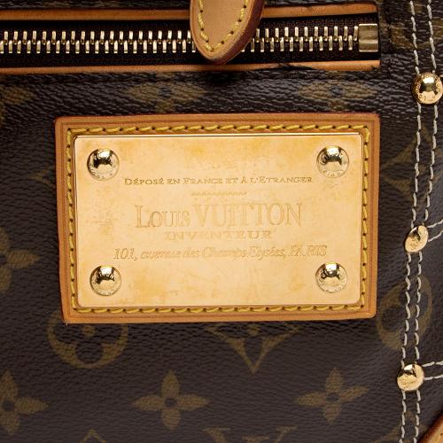 Louis Vuitton Limited Edition Monogram Canvas Riveting Satchel