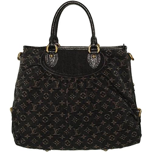 Louis Vuitton Limited Edition Monogram Denim Neo Cabby Gm Tote 