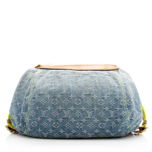 Louis Vuitton Blue Monogram Denim Sunrise Bag Limited Edition 2010