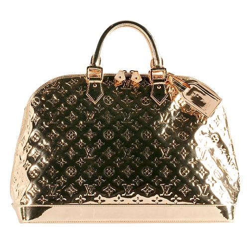 Louis Vuitton Limited Edition Monogram Miroir GM Alma Satchel Handbag