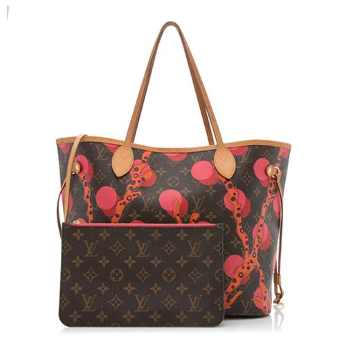 Louis Vuitton Limited Edition Monogram Canvas Ramages Neverfull MM Tote w/ Pochette
