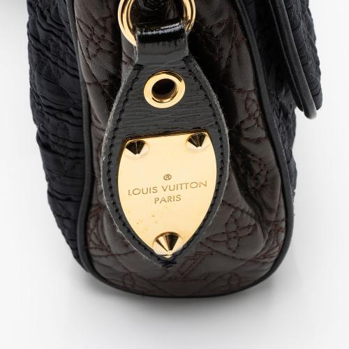 Louis Vuitton Limited Edition Monogram Satin Leather Coquette Pochette Clutch
