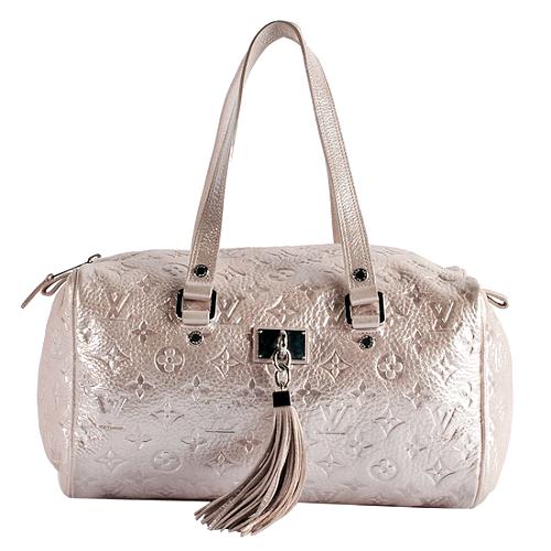Louis Vuitton Limited Edition Monogram Shimmer Comete Satchel Handbag