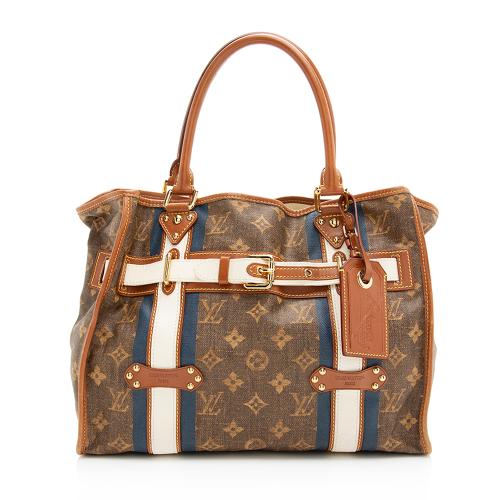 Louis Vuitton Limited Edition Monogram Tisse Rayures GM Tote