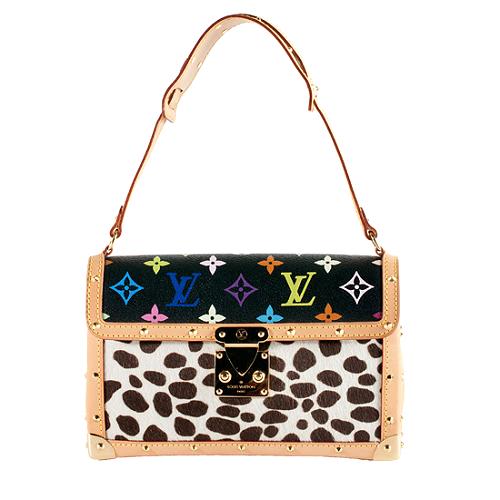 Louis Vuitton Limited Edition Multicolore Dalmatian Pochette Shoulder Handbag