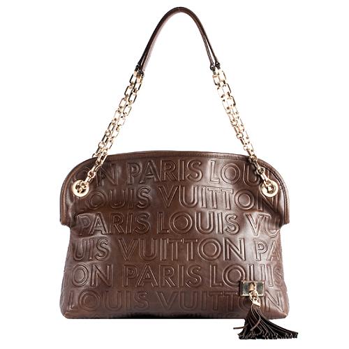 Louis Vuitton Limited Edition Paris Souple Wish Shoulder Handbag