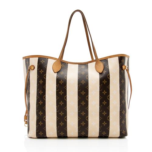 Louis Vuitton Limited Edition Monogram Canvas Rayures Neverfull GM Tote