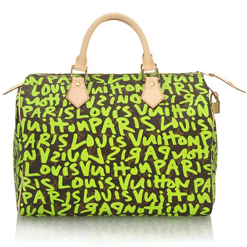 Louis Vuitton Limited Edition Speedy Graffiti Handbag