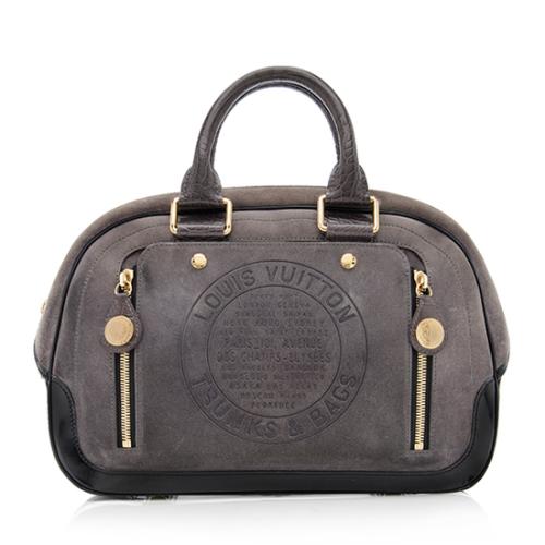 Louis Vuitton Limited Edition Stamped Trunk GM Satchel