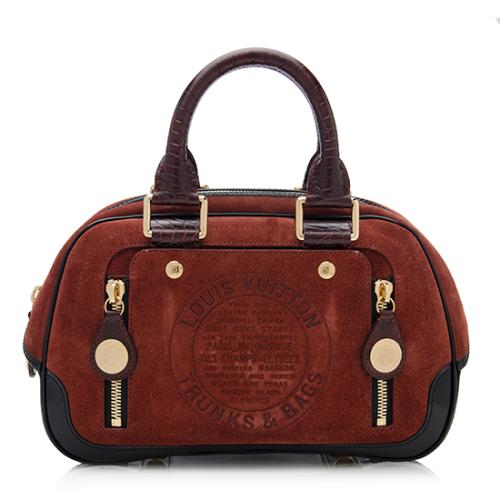 Louis Vuitton Limited Edition Stamped Trunk PM Satchel