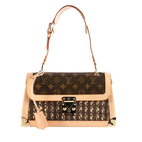 Louis Vuitton Limited Edition Tweedy Rabat Flap Shoulder Handbag