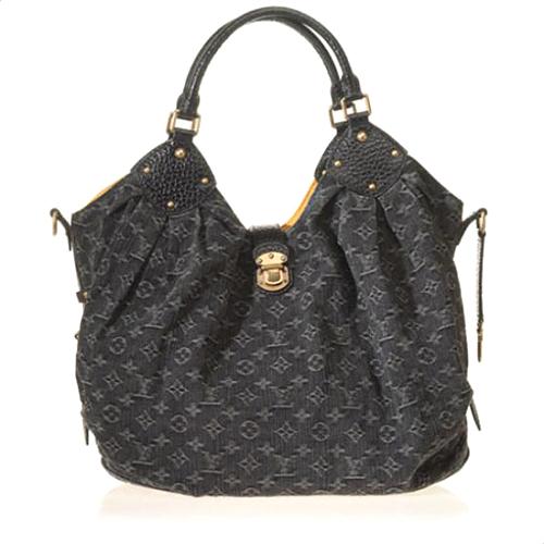 Louis Vuitton Limited Edition XLarge Denim Hobo Handbag