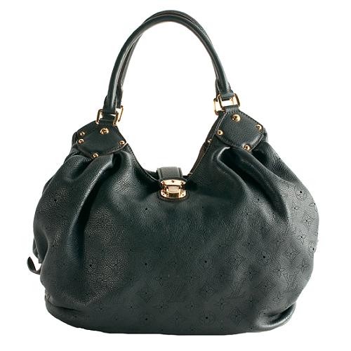 Louis Vuitton Mahina Leather L Hobo Handbag