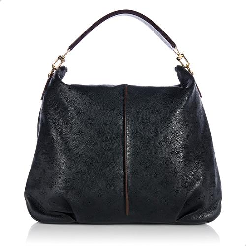 Louis Vuitton Mahina Leather Selene MM Shoulder Bag
