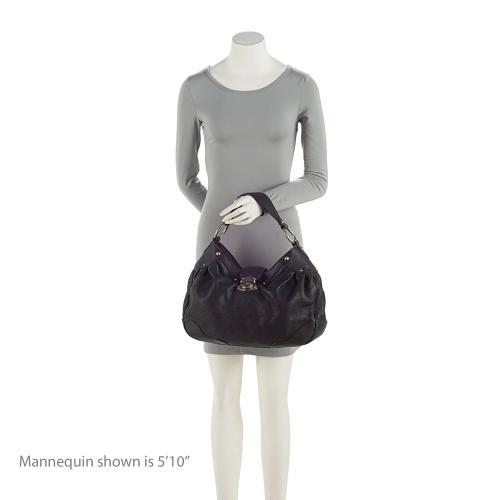 Louis Vuitton Mahina Leather Solar PM Shoulder Bag