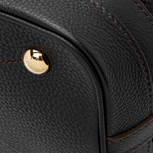 Louis Vuitton Stellar PM Satchel in Black Mahina Leather