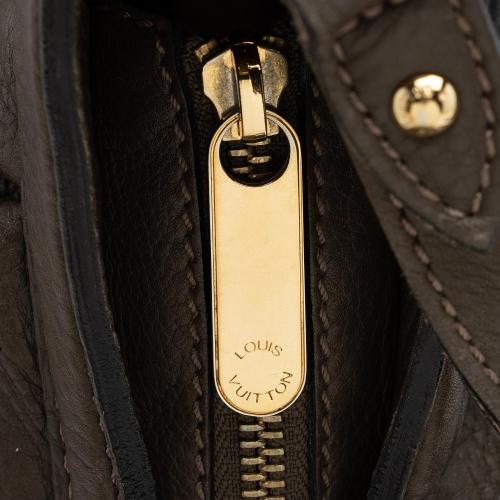 Louis Vuitton Gris Elephant Monogram Mahina Leather XS Bag Louis