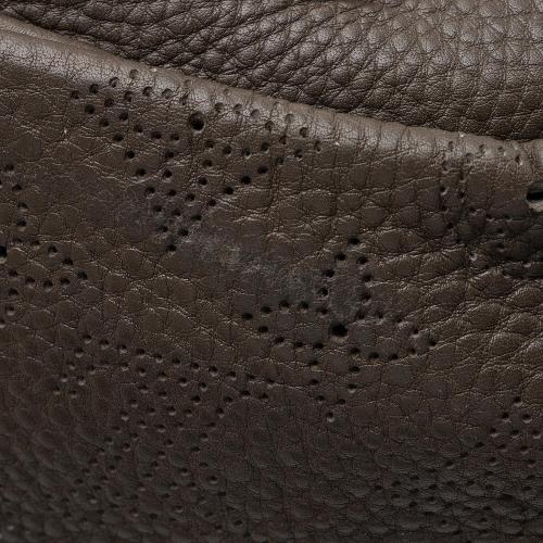 Louis Vuitton XS Mahina Leather Shoulder Bag Grayish Brown