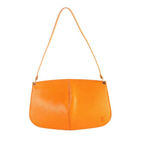 Louis Vuitton Mandarin Epi Leather Demi-Lune Pochette Handbag