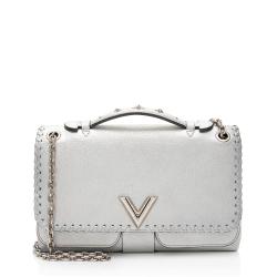 Louis Vuitton Metallic Leather Braided Very Chain Bag