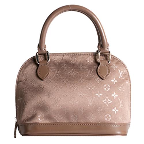 Louis Vuitton Mini Monogram Satin Alma Satchel Handbag