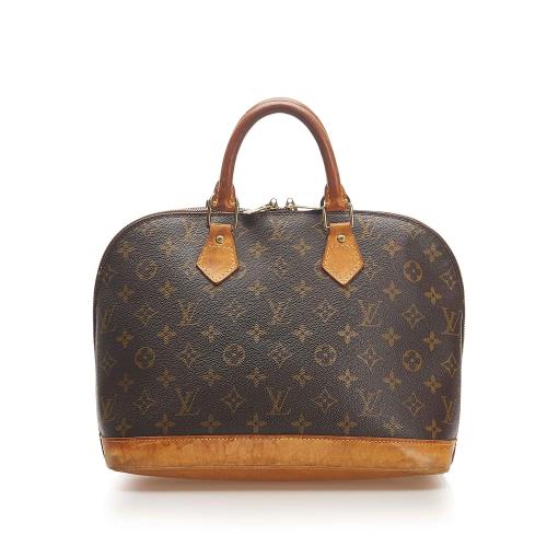 Louis Vuitton ALMA PM MONOGRAM Brown Leather ref.381457 - Joli Closet