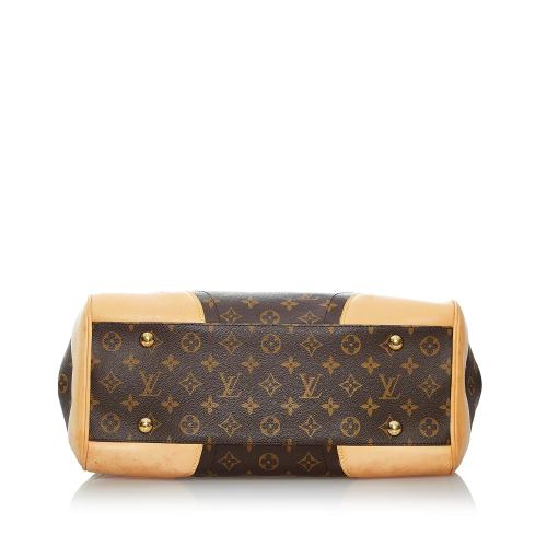 Louis Vuitton Brown, Pattern Print Monogram Beverly GM