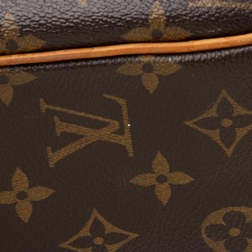 Louis Vuitton Brown, Pattern Print Monogram Batignolles Horizontal