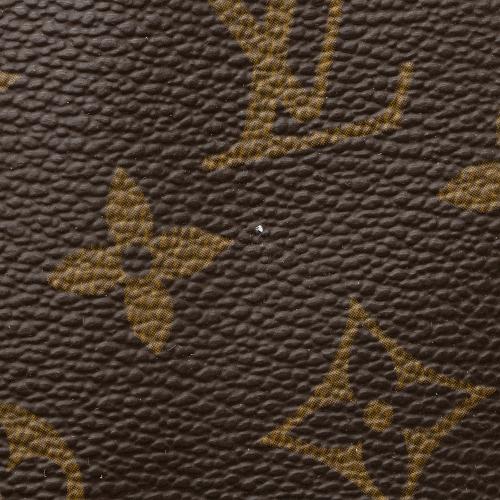 Louis Vuitton Brown, Pattern Print Monogram Cabas Mezzo