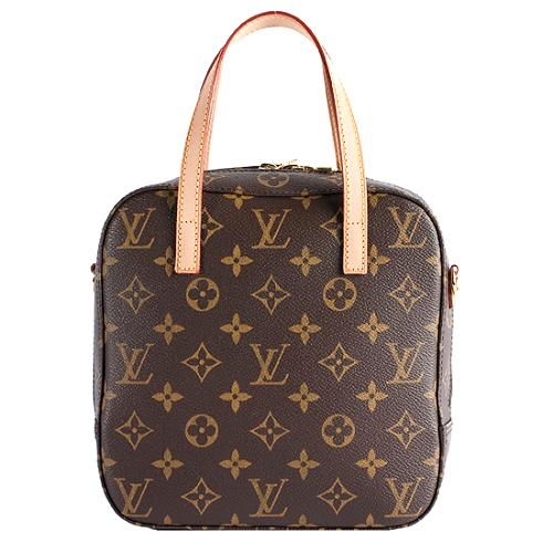 Louis Vuitton Monogram Canvas Cosmetic Travel Spontini Satchel Handbag