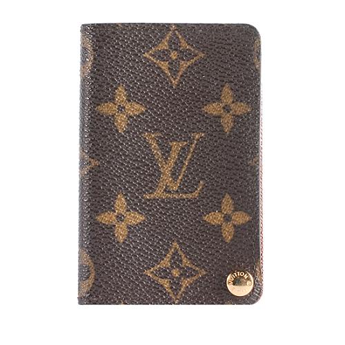 Louis Vuitton Monogram Canvas Credit Card Holder Wallet