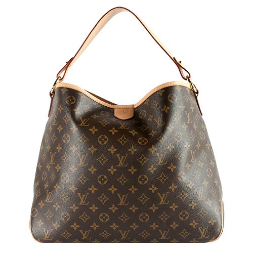 Louis Vuitton Monogram Canvas Delightful MM Shoulder Handbag