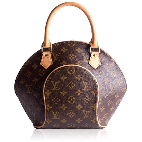 Louis Vuitton Monogram Canvas Ellipse PM Satchel Handbag 
